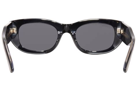 Gucci GG1215S 002 Sunglasses Women's Black/Grey Rectangle 